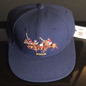 NWT - Ralph Lauren Polo. Triple Pony hat. New this season.